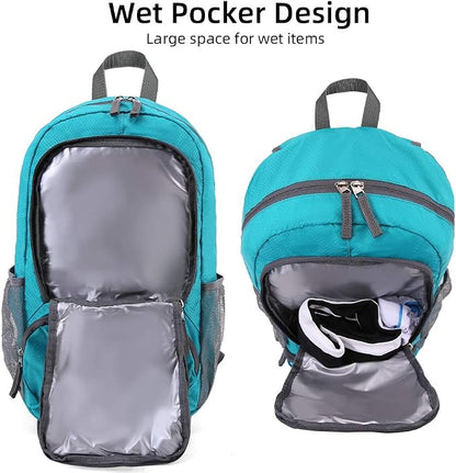FENGDONG 35L Lightweight Foldable Waterproof Packable Travel Small Hiking - Image 6