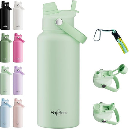 32oz Insulated Water Bottle by Yakooer