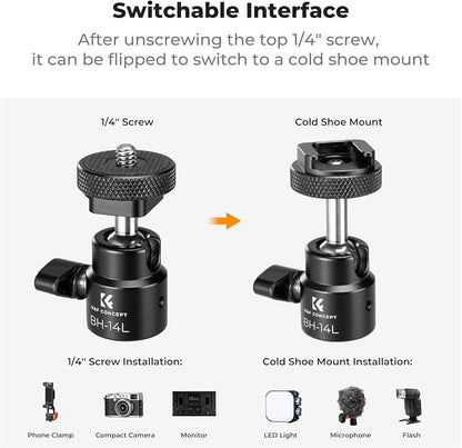 K&F CONCEPT Super Clamp Camera Clamp - Image 4
