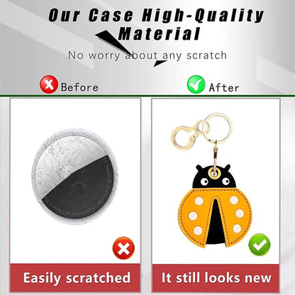 Leather Keychain Holder Case Compatible - Image 4
