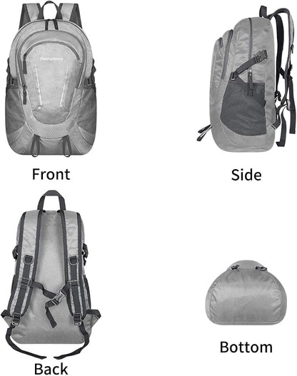 30L Large capacity Lightweight Packable Foldable Backpack，women and men Hiking - Image 5