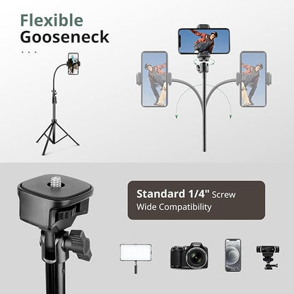 Sensyne 88" Phone Tripod, Selfie Stick Tripod - Image 7