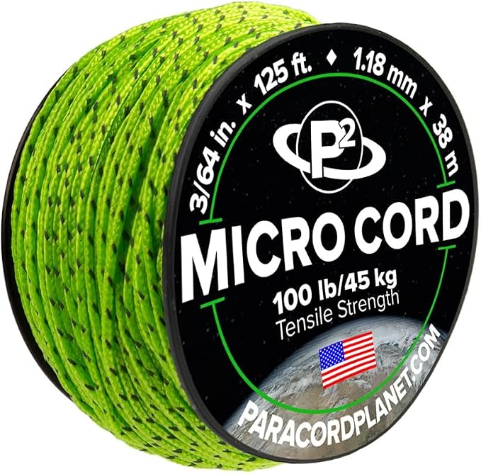 Paracord Planet Micro Paracord – Thin Braided Cord by ParacordPlanet