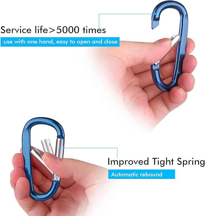 CampTek Carabiner Caribeaner Clip - Image 3
