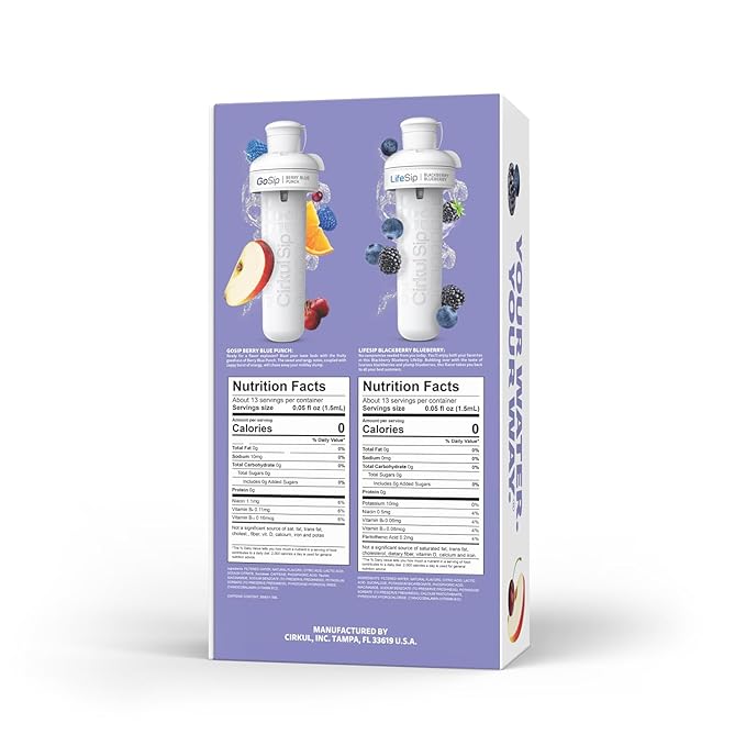 Cirkul 32oz. Matte Periwinkle Stainless Steel Water Bottle Starter Kit - Image 2