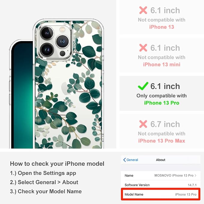 MOSNOVO Case for iPhone 13 Pro - Image 2