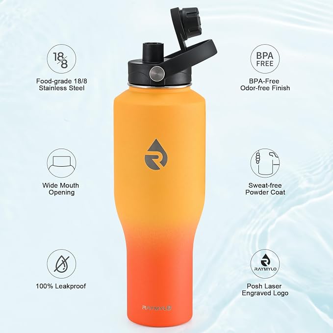 RAYMYLO 40 oz Insulated Water Bottle - Image 5