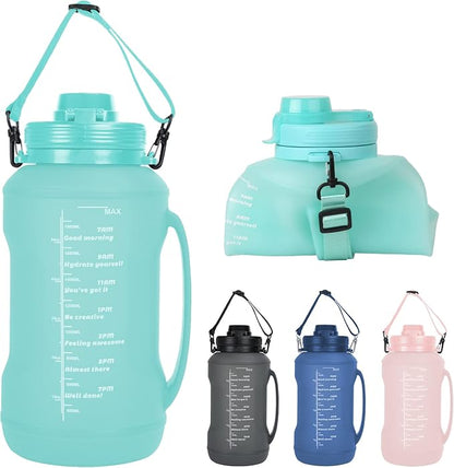 Collapsible Water Bottles, 2L/64OZ travel water bottle Bottle by SpacingSavingHelper