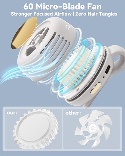 Portable Silent Mini Bladeless Fan Clip On, Small Fan Clip on - Image 7