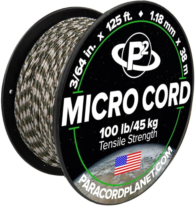 Paracord Planet Micro Paracord – Thin Braided Cord by ParacordPlanet