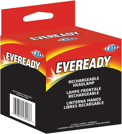 Rechargeable LED Headlamps by Eveready, IPX4 Water Resistant Head Lights - Image 8