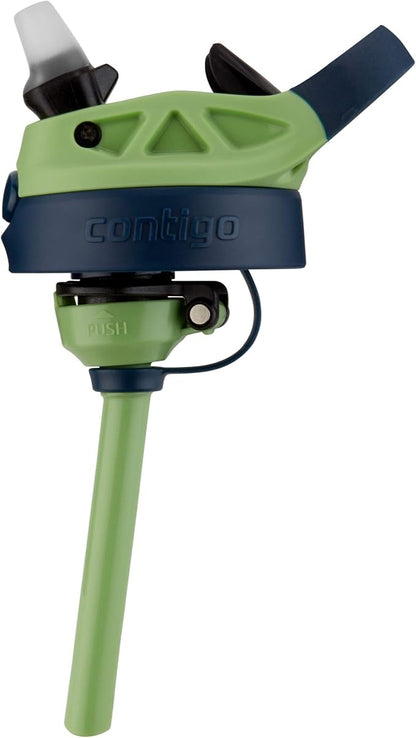 Contigo AUTOSPOUT Camping Hydration Thermal Bottle 1 Count Blueberry/Green Apple - Image 6