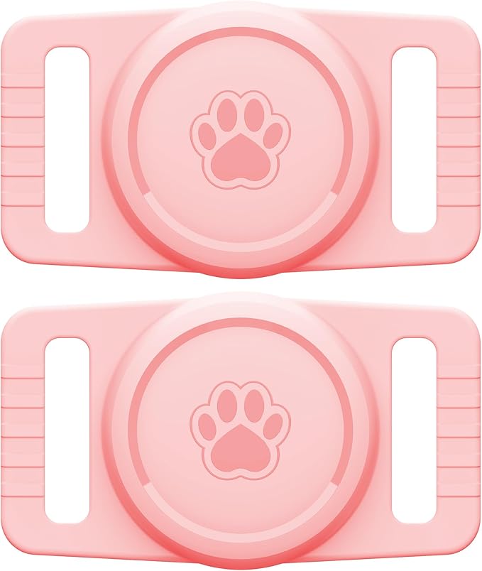 GOCII for Airtag Dog Collar Holder 2 Pack, Waterproof Dog Collar Holder for by GOCII