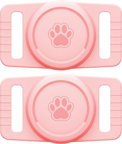 GOCII for Airtag Dog Collar Holder 2 Pack, Waterproof Dog Collar Holder for by GOCII