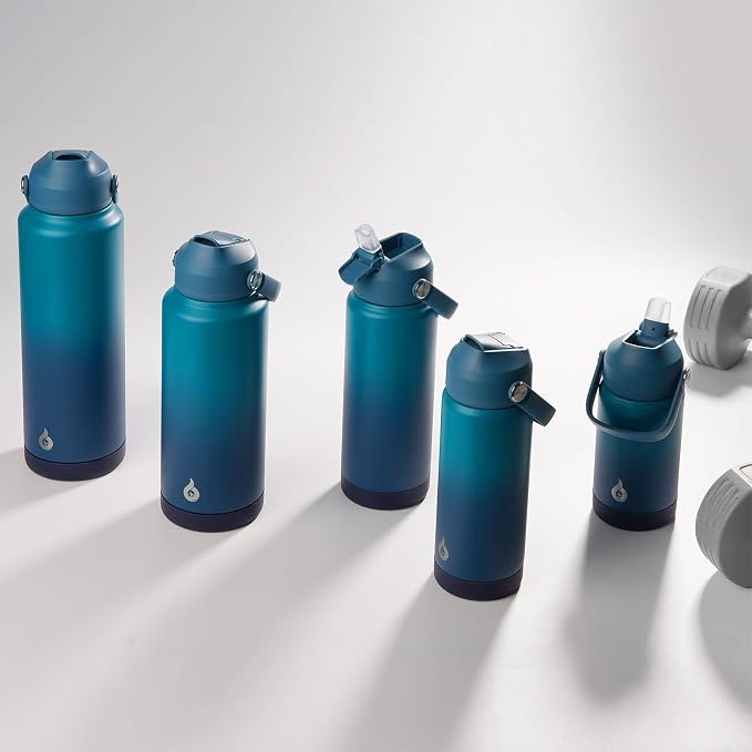 BJPKPK Water Bottle with Straw Lid, 24oz Vacuum Insulated Water Bottles - Image 7