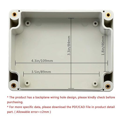 LeMotech ABS Plastic Junction Box, Dustproof Waterproof IP65 Electrical Box - Image 5