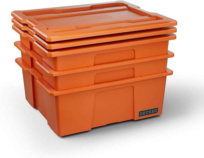 DECKED Payloader 32 L - 75 lb Bin / 200 lb Lid Load Rated by DECKED