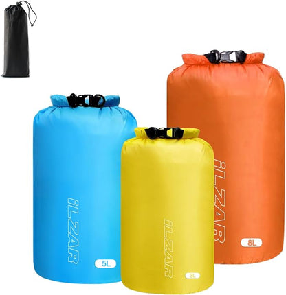 6PCS Dry Bags Waterproof, Lightweight Dry Bags by ILZAR