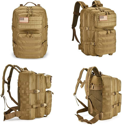 45L Tactical Backpack for Men Women, Military Assault Pack - Image 4
