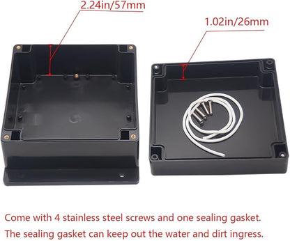 Project Box ABS Black Electrical Boxes IP65 Outdoor Waterproof Box Electronic - Image 5