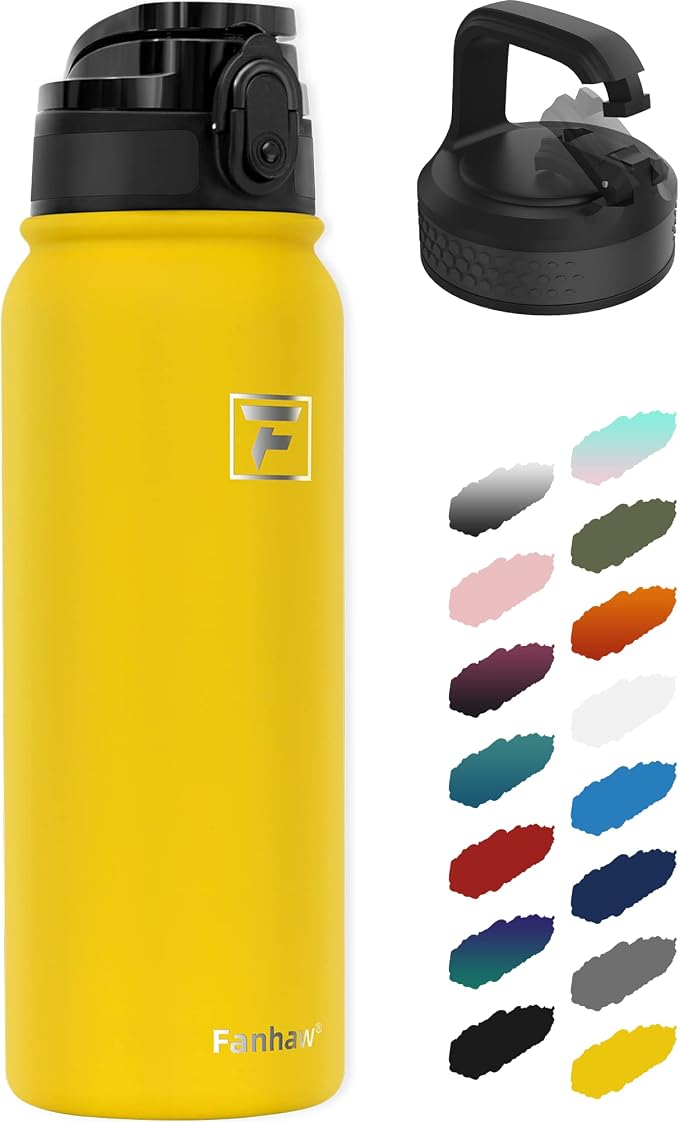 Fanhaw 20 oz Insulated Stainless Steel Water Bottle by FANHAW