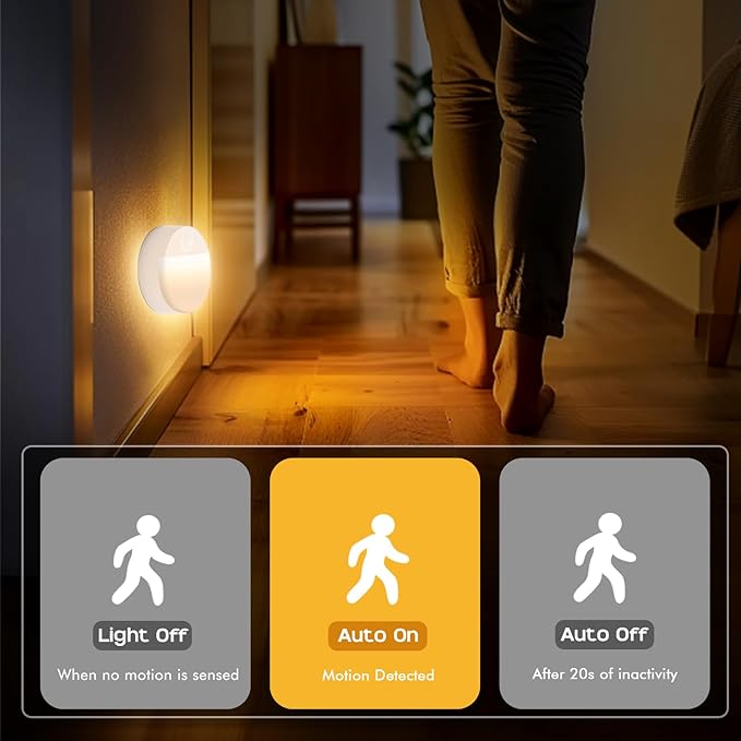 Guankai 8 Pack Motion Sensor Stair Light - Image 3