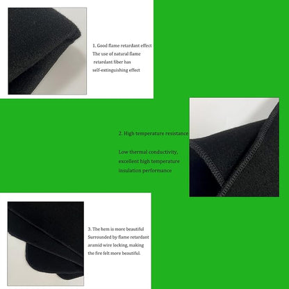 23.6" × 31.5" Welding Fireproof Blanket Large Flame Retardant Pad Outdoor - Image 5