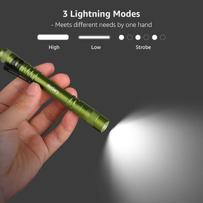 Lepro LED Pen Flashlights, Lightweight, Waterproof Pocket Flashlight - Image 3