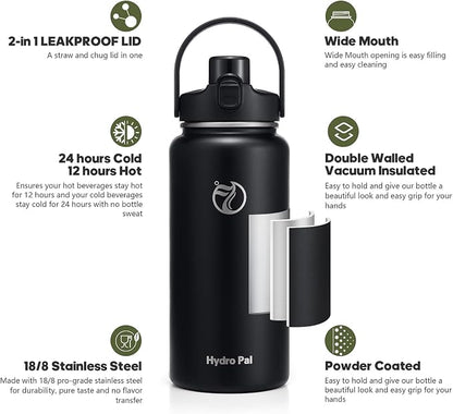 64oz Half Gallon Insulated Water Bottle - Image 3