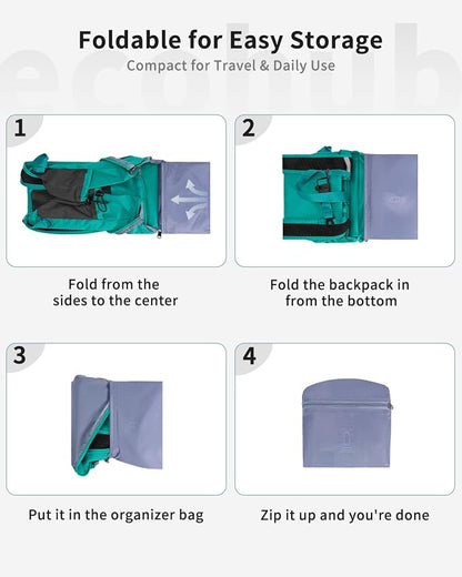 ECOHUB 15L Lightweight Casual Daypack, Packable Backpack - Image 2