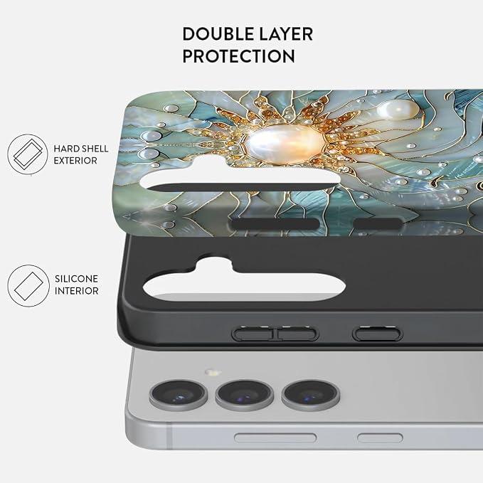 Compatible for Samsung Galaxy A16 5G Case, Dual Layer Heavy Duty 2 in 1 - Image 2