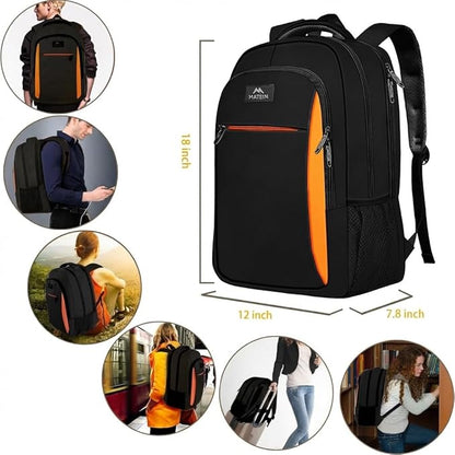 MATEIN Travel Laptop Backpack, Slim Sturdy College Laptops Backpack, Business - Image 3