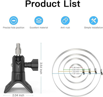 No-Drill Outdoor Security Camera Pole Mount, Universal Pole Mounting Compatible - Image 5