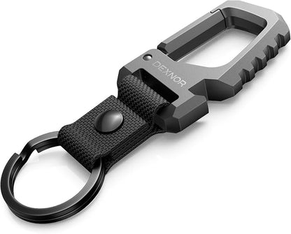 Dexnor Heavy Duty Key Chain Bottle Opener, Carabiner Key Ring Clip by Dexnor