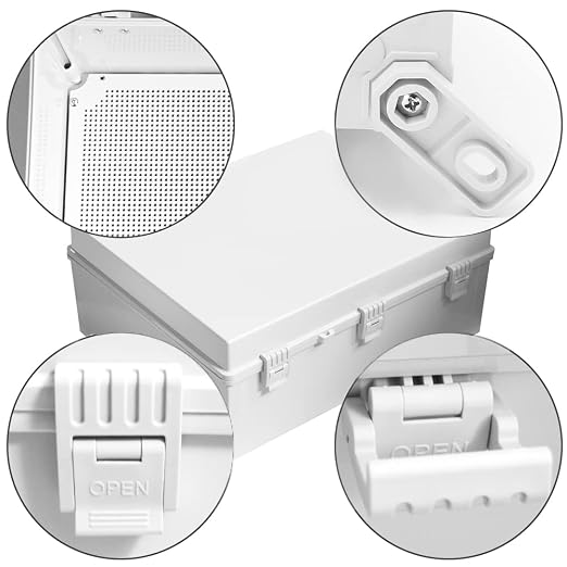 Electric Junction Box Large Inches, Waterproof Outdoor Weatherproof Plastic - Image 3