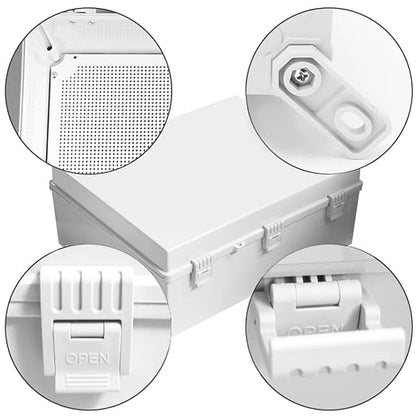 Electric Junction Box Large Inches, Waterproof Outdoor Weatherproof Plastic - Image 3