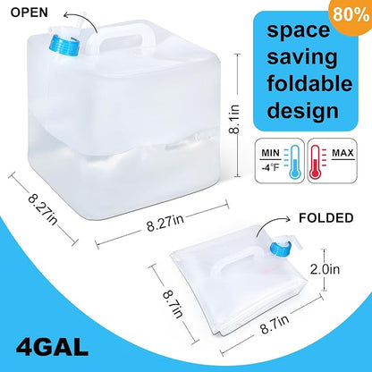 2 Pack Collapsible Water Container - Image 6