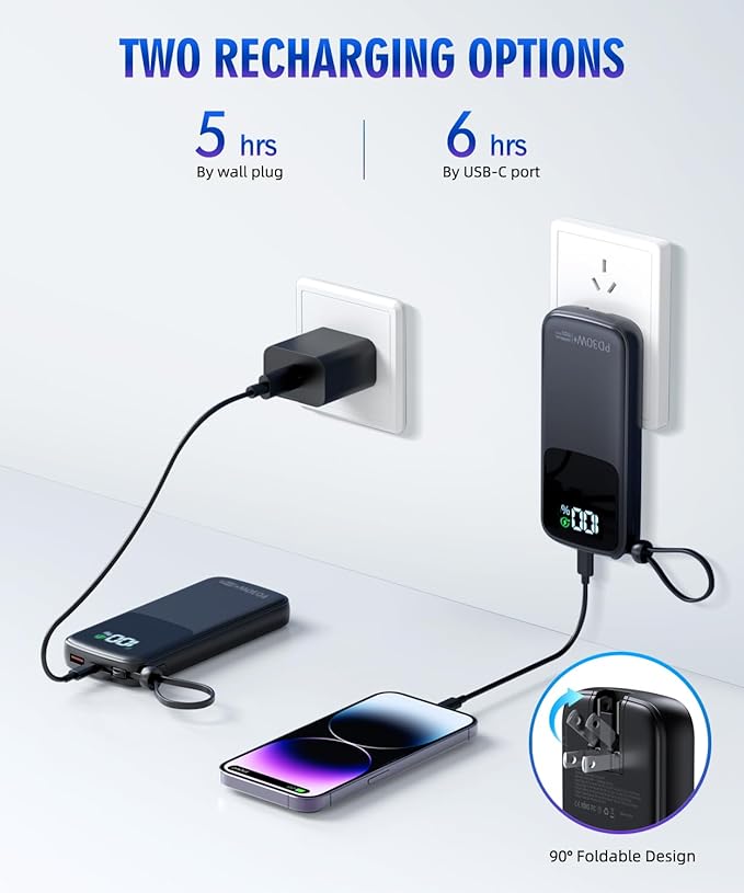 LOVELEDI Portable-Charger-Power-Bank - 15000mAh Power Bank Supports PD 30W Fast - Image 2
