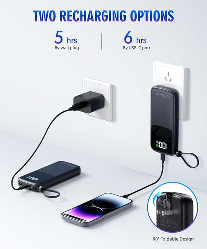 LOVELEDI Portable-Charger-Power-Bank - 15000mAh Power Bank Supports PD 30W Fast - Image 2