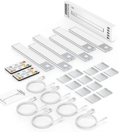 8" Ultra-Thin Under Cabinet Lighting Wireless, Aluminum Alloy Under Counter - Image 7