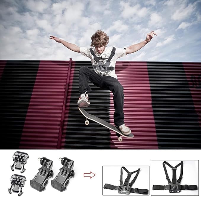 Reflex Camera 19-in-1 Action Camera Accessories Kit Compatible - Image 8