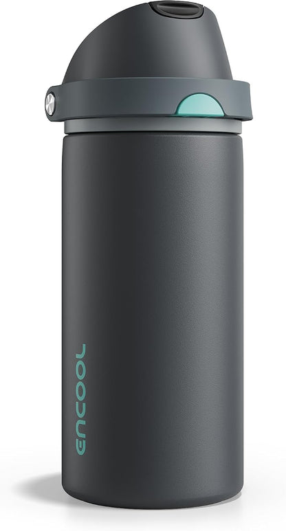 Insulated Water Bottle with Straw by ENCOOL