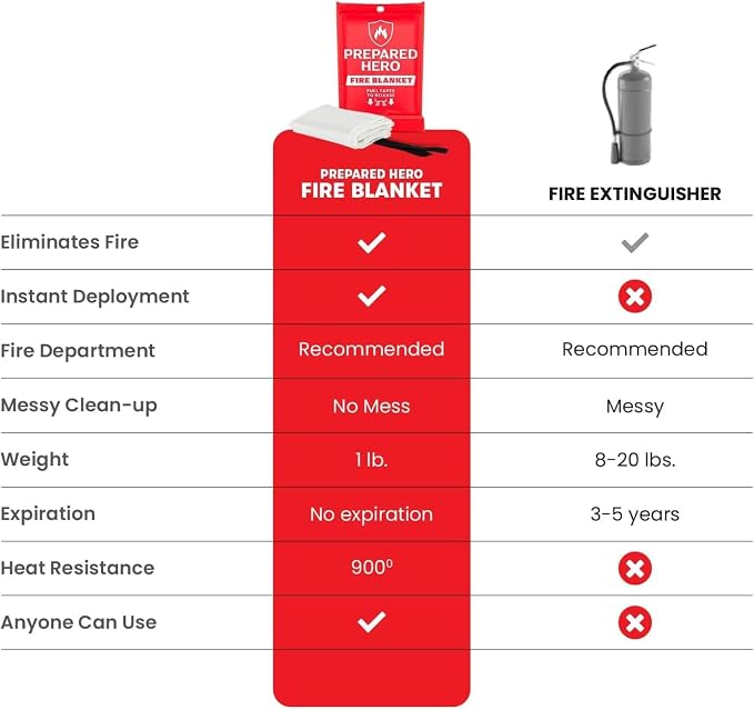 Prepared Hero Emergency Fire Blanket XL - Image 4