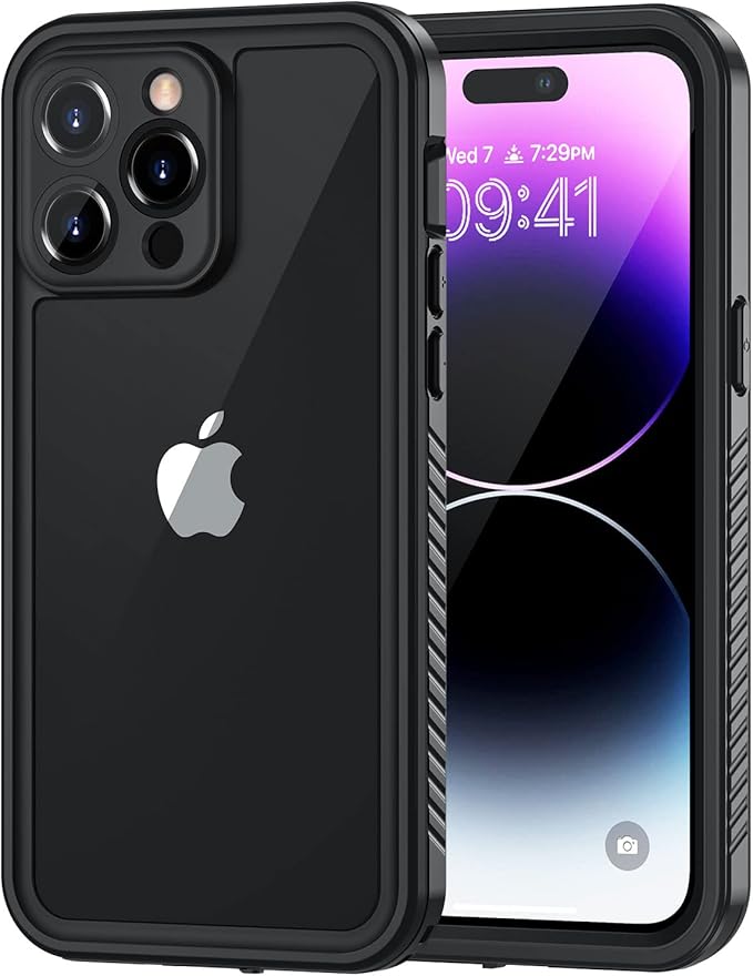 Lanhiem for iPhone 14 Pro Case, IP68 Waterproof Dustproof Case by LanhiemHome