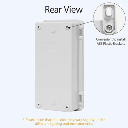 ABS Plastic Dustproof Waterproof IP65 Junction Box Hinged Shell Universal - Image 6