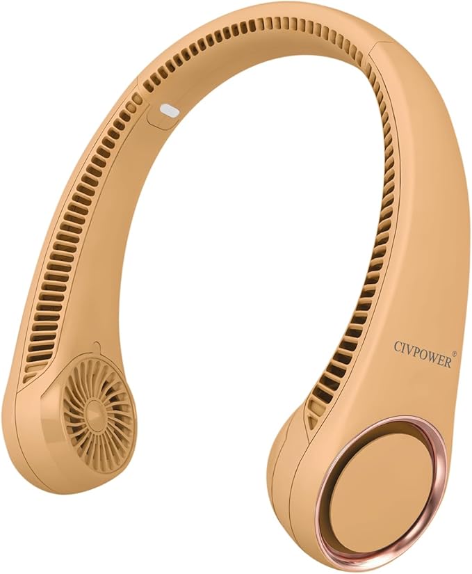 CIVPOWER Neck Fan: Portable Personal Neck Cooling Rechargeable Bladeless Fan by CIVPOWER