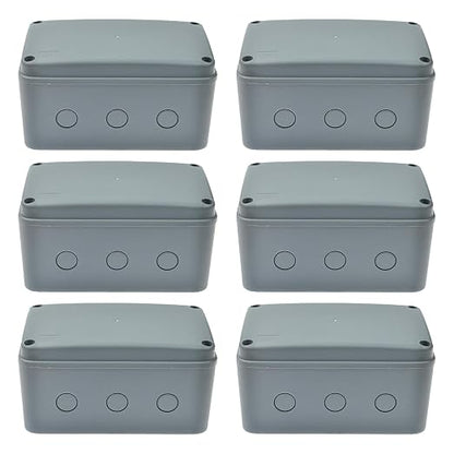 Nineleaf Waterproof Electrical Box, 6PK Outdoor Junction Boxes, IP66 External by NineLeaf