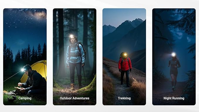 Nitecore NU25 MCT UL 400 Lumen Ultralight USB-C Rechargeble Outdoor Headlamp - Image 9
