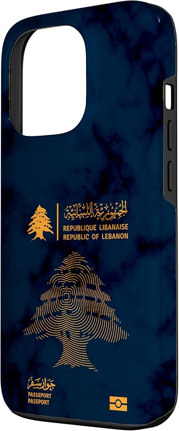 Lebanon, Lebanon Passport, Lebanon Flag, Lebanon map. Case - Image 2