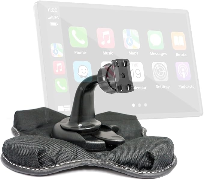 ChargerCity Portable Dashboard Friction Mount Kit w/4 Tab Cradle Adapter - Image 3